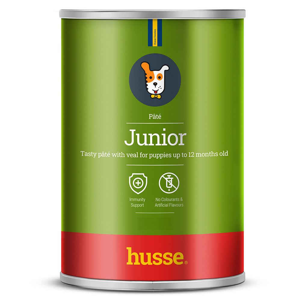 JUNIOR PÂTÉ | Pate gustos cu carne de vițel și ginseng, pentru cățeluși